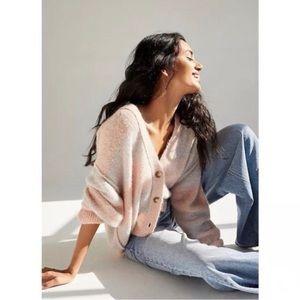 Free People Eclair Cardi Cardigan Sweater Alpaca